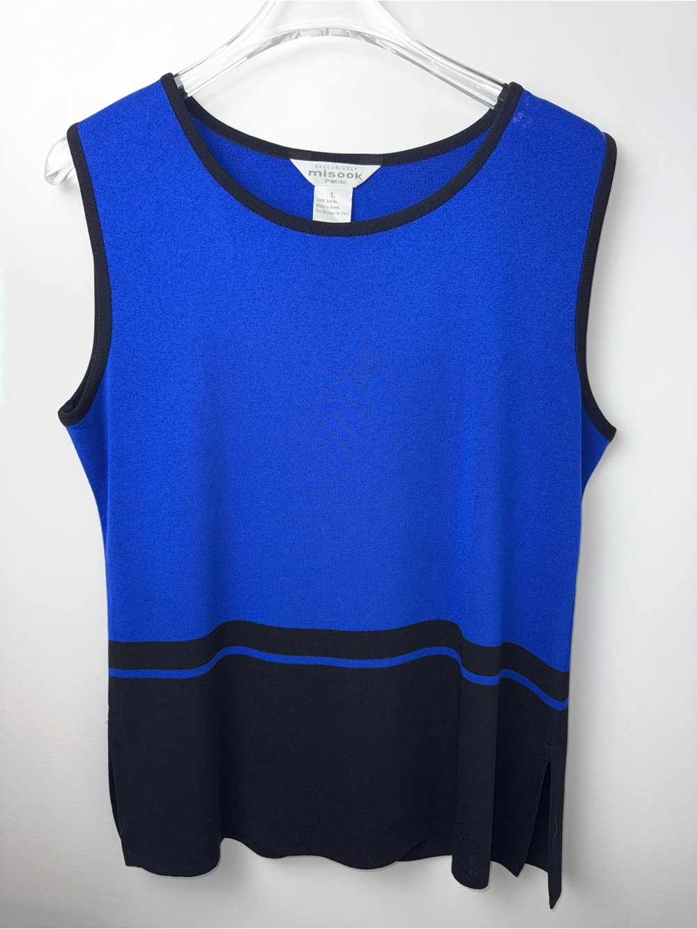 MISOOK colorblock TANK TOP LP